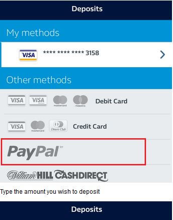 William Hill PayPal